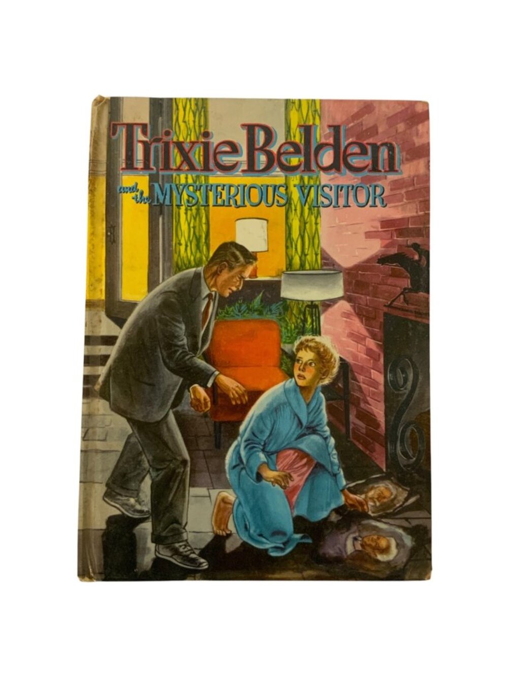 Trixie Belden & The Mysterious Visitor by Julie Campbell 1954 Hardcover Book
